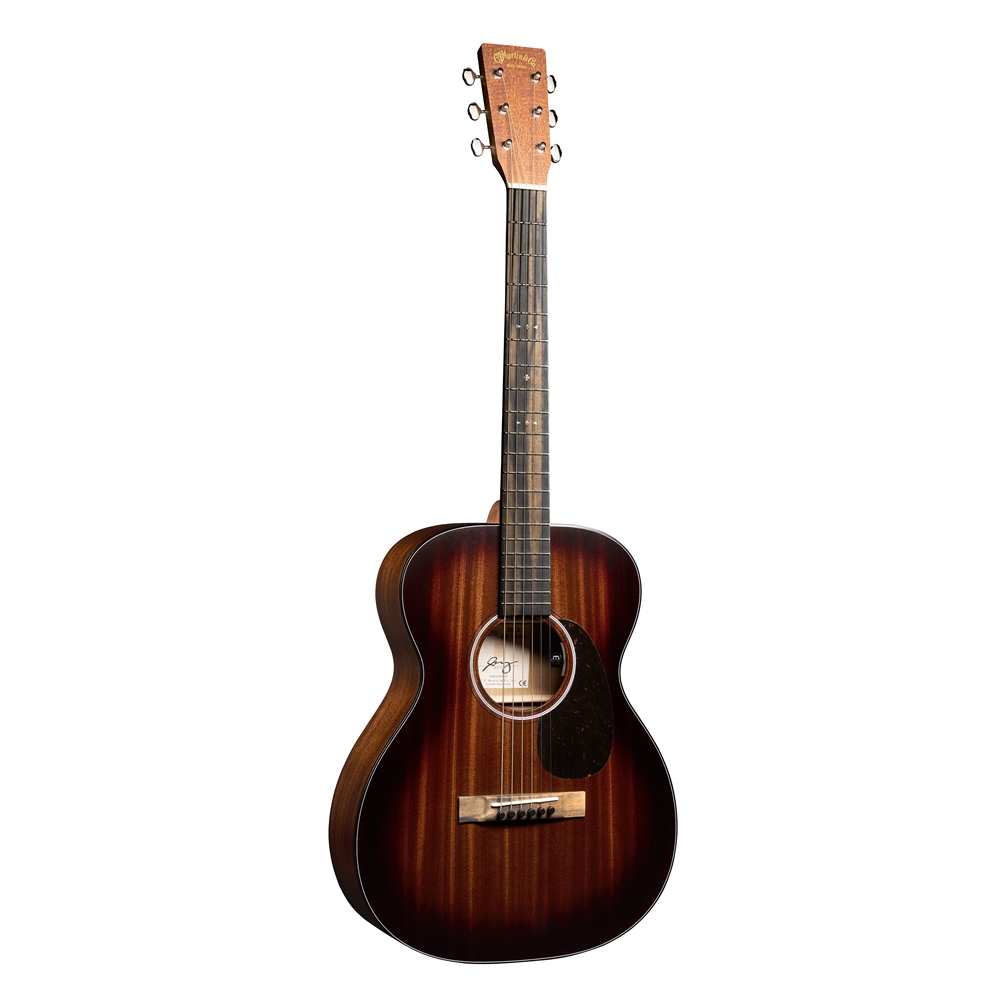 Martin 000 Jr E Jeff Tweedy Limited Edition Signature Jeff Tweedy Auditorium Acoustic Electric Guitar, FSC® Sapele/ Sapele, Tweedy Burst w/Softshell Case